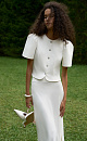 jacket with puffed sleeves - BRUSNIKA. Women clothes