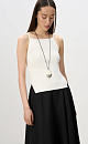 Viscose top with side cutouts - BRUSNIKA. Women clothes