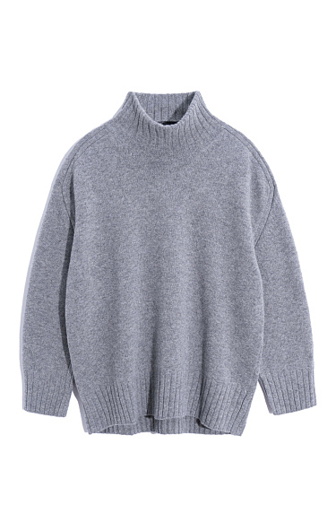 Jumper made of cashmere and wool with a high neck - BRUSNIKA Women Clothes