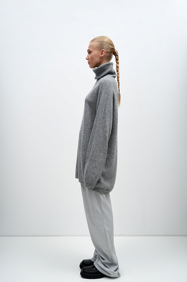Oversized cashmere and wool blend jumper - BRUSNIKA Women Clothes