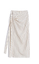 Striped wrap Skirt - BRUSNIKA. Women clothes