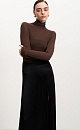 knitted turtleneck made of merino wool - BRUSNIKA. Women clothes