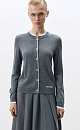 Cardigan with cuffs and a collar - BRUSNIKA. Women clothes