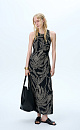 Twisted waist sundress - BRUSNIKA. Women clothes