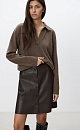Faux leather mini skirt - BRUSNIKA. Women clothes