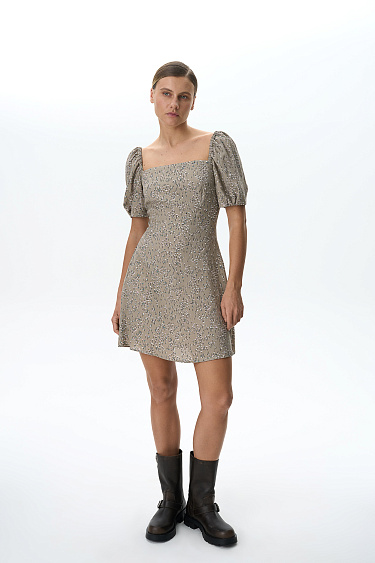 Viscose mini dress - BRUSNIKA Women Clothes