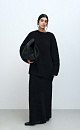 Alpaca wool maxi skirt - BRUSNIKA. Women clothes