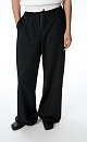 Wide trousers with drawstring - BRUSNIKA. Women clothes