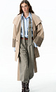 Trench coat with turned-up sleeves - BRUSNIKA. Women clothes
