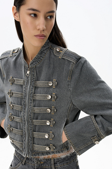 Denim jacket-doloman - BRUSNIKA Women Clothes