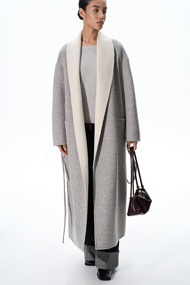 Double-sided robe coat - BRUSNIKA Women Clothes