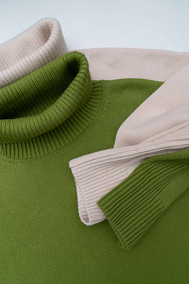 High collar jumper - BRUSNIKA Women Clothes