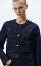 Denim jacket with patch pockets - BRUSNIKA. Women clothes