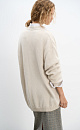 Long fox down cardigan - BRUSNIKA. Women clothes