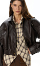 Voluminous bomber jacket - BRUSNIKA. Women clothes