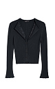 Viscose cardigan with lace - BRUSNIKA. Women clothes