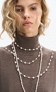 Knitted vest with a high collar - BRUSNIKA. Women clothes