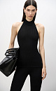 Ribbed viscose top - BRUSNIKA. Women clothes