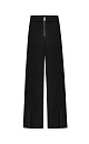 Front-slit rib knit trousers - BRUSNIKA. Women clothes