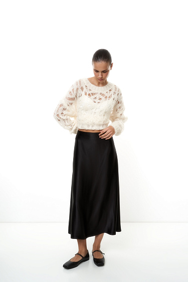 Viscose midi skirt - BRUSNIKA Women Clothes