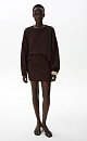 100% cotton mini skirt - BRUSNIKA. Women clothes