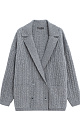 Cardigan with voluminous braids - BRUSNIKA. Women clothes