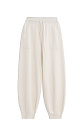 Cashmere and wool banana-fit trousers - BRUSNIKA. Women clothes
