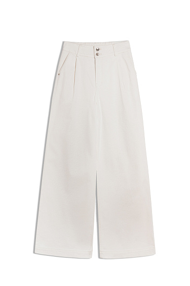 Straight jeans with elastic band - BRUSNIKA Women Clothes