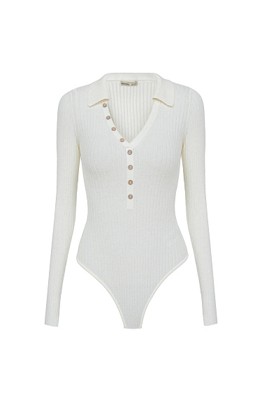 Cashmere and wool blend bodysuit - BRUSNIKA Women Clothes