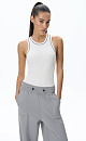 Ribbed knit bodysuit - BRUSNIKA. Women clothes