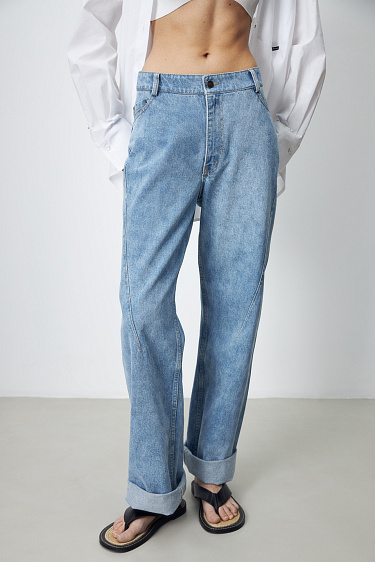 Straight leg jeans - BRUSNIKA Women Clothes
