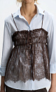 lace top with ties - BRUSNIKA. Women clothes