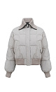 Puffer bomber jacket - BRUSNIKA. Women clothes