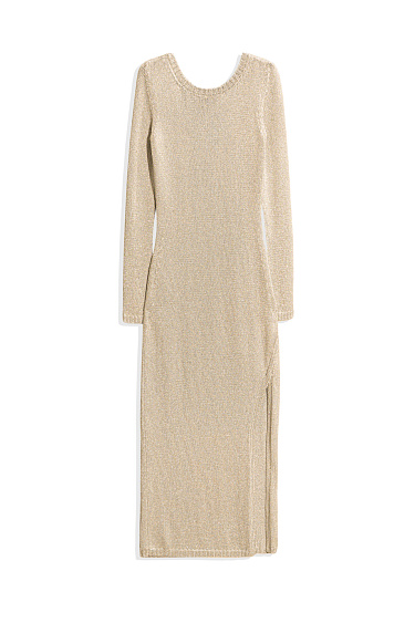 Dress with a plunging neckline on the back - BRUSNIKA Women Clothes