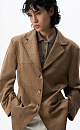 Jacket with suede trim - BRUSNIKA. Women clothes