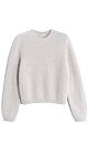 Short fox-fur jumper - BRUSNIKA. Women clothes