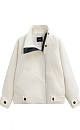 Wool bomber jacket with a stand collar - BRUSNIKA. Women clothes