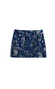 Mini skirt with floral pattern - BRUSNIKA. Women clothes