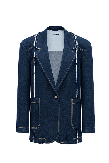 Denim blazer - BRUSNIKA Women Clothes