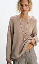 Merino wool jumper with lace - BRUSNIKA. Women clothes