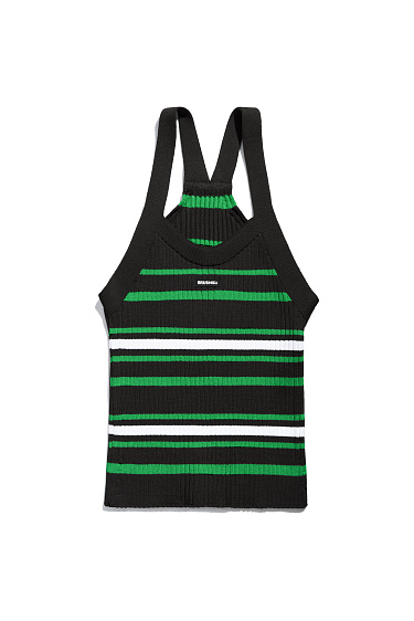 Striped knitted top - BRUSNIKA Women Clothes
