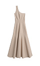 One-shoulder lurex knit dress - BRUSNIKA. Women clothes