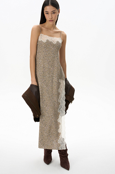 Sundress with lace - BRUSNIKA Women Clothes