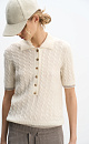Polo with braids - BRUSNIKA. Women clothes
