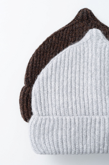 Extrafine Merino Wool Hat - BRUSNIKA Women Clothes