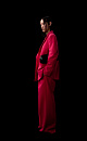 Classic suit with palazzo trousers - BRUSNIKA. Women clothes