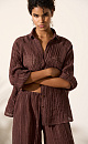 Shirt made of fine linen - BRUSNIKA. Women clothes