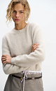 Short fox-fur jumper - BRUSNIKA. Women clothes
