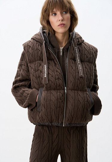 Quilted down vest - BRUSNIKA Women Clothes