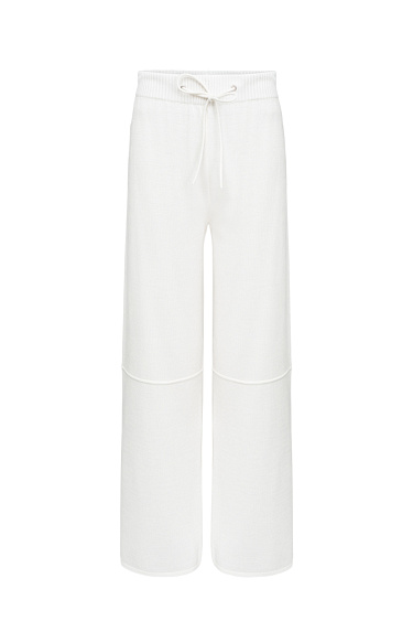 Knit wool blend trousers - BRUSNIKA Women Clothes